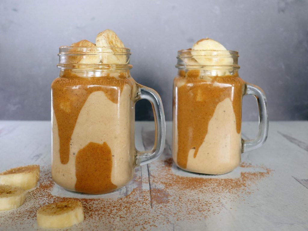 Cold brew banana smoothie by Roaring Spork