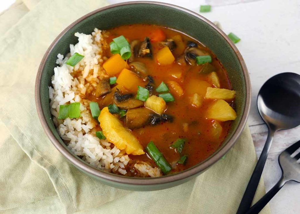 Butternut Squash Pineapple Curry recipe