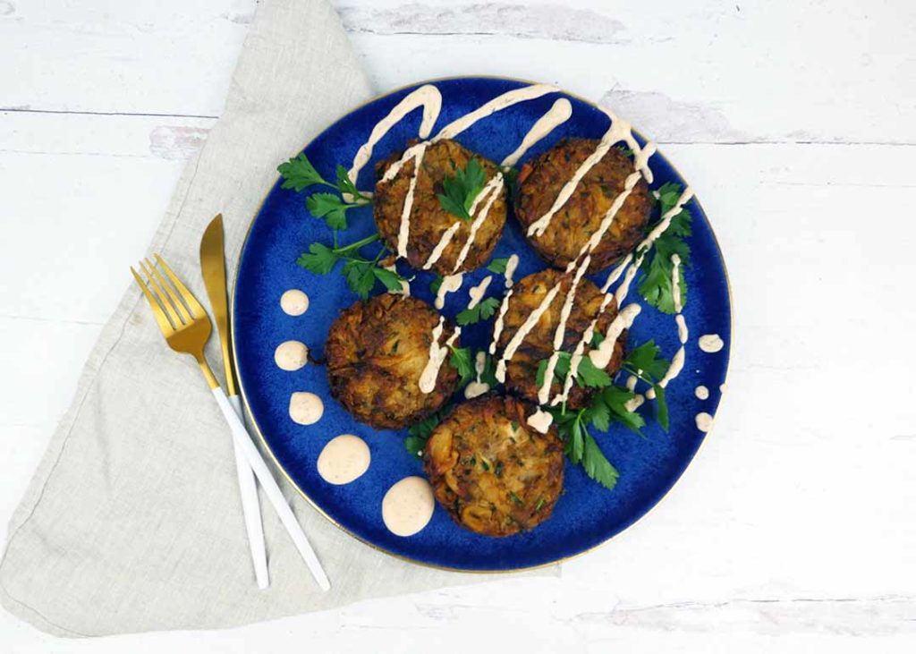 Lion's Mane Mushroom Crab Cakes recipe by Roaring Spork