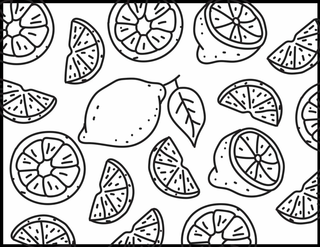 lime coloring page