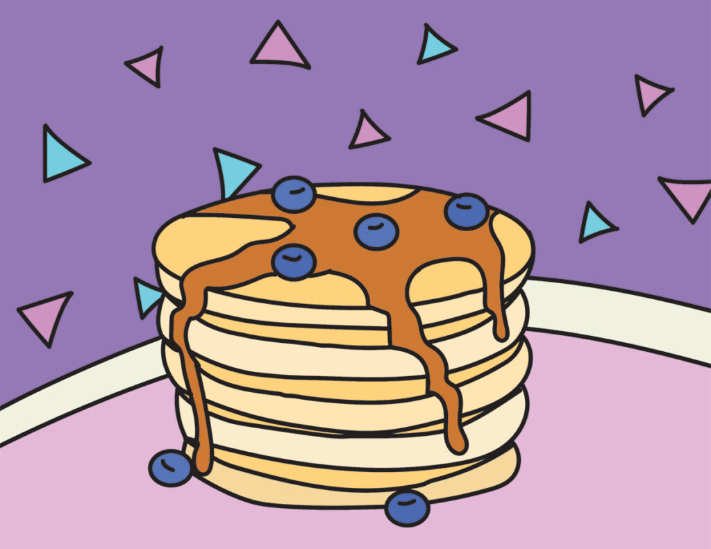 21+ Pancakes Coloring Pages - BradleyOrlaigh
